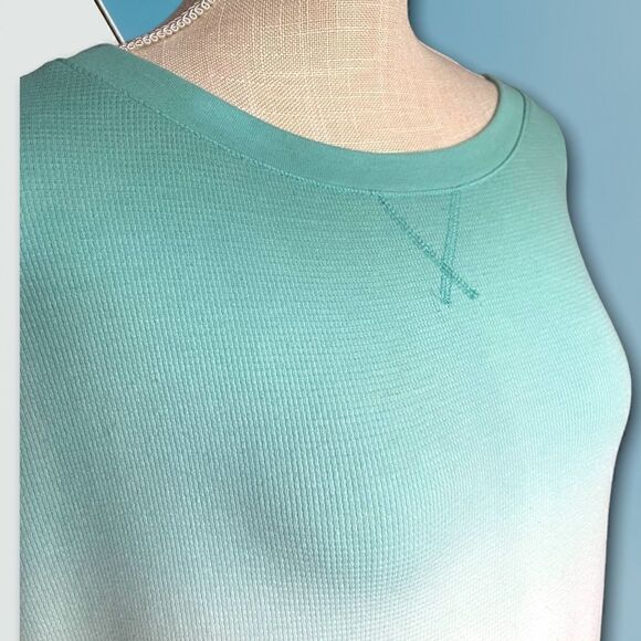 Splendid | EUC Splendid Ladies Women’s Thermal Ombré Tie Dyed Top Size Large L - Picture 4 of 7